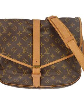 Best09 LOUIS VUITTON SAUMUR 35 MESSENGER SHOULDER BAG M42254 AR0960 NW00513